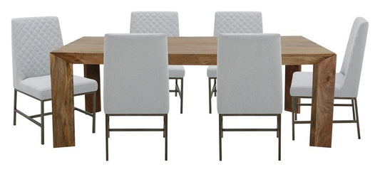 Parker House - Crossings - Downtown Dining 86 In. Rectangular Dining Table With 6 Upholstered Chairs - DDOW-7PC-86REC-DDIA-ELLN veiw 1