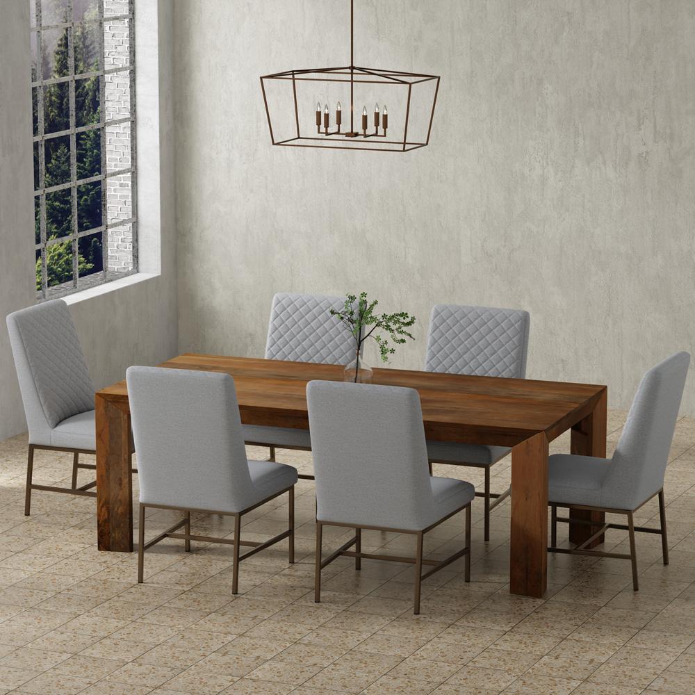 Parker House - Crossings - Downtown Dining 86 In. Rectangular Dining Table With 6 Upholstered Chairs - DDOW-7PC-86REC-DDIA-ELLN veiw 11