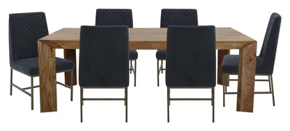 Parker House - Crossings - Downtown Dining 86 In. Rectangular Dining Table With 6 Upholstered Chairs - DDOW-7PC-86REC-DDIA-ELNV veiw 1