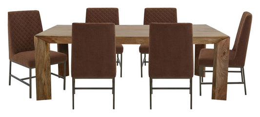 Parker House - Crossings - Downtown Dining 86 In. Rectangular Dining Table With 6 Upholstered Chairs - DDOW-7PC-86REC-DDIA-ELRS view 1