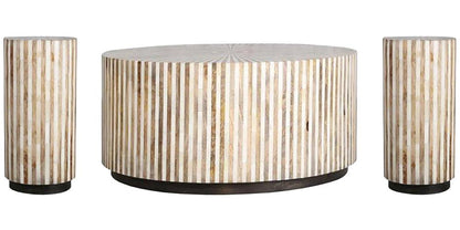Parker House - Crossings - Downtown Cocktail Table with 2 Chairside Tables - DOW-3PC-11-16 veiw 1