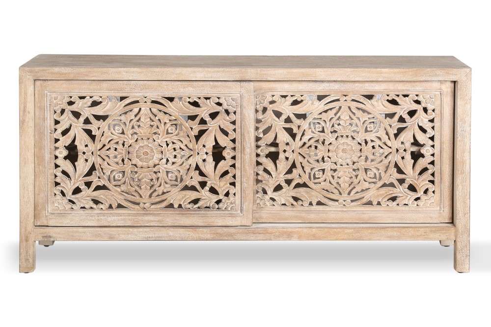 Parker House - Crossings Eden 68 in. TV Console - EDE68_CLOSEOUT veiw 4