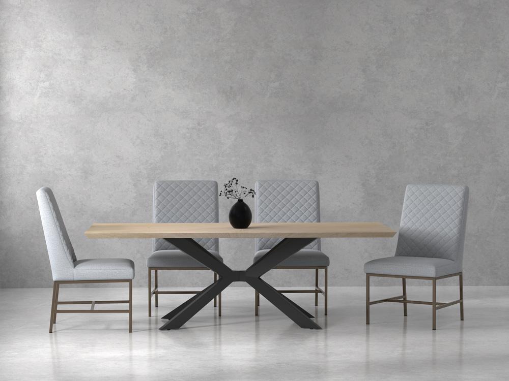 Parker House - Crossings - Monaco Dining 86 In. Rectangular Dining Table With 4 Upholstered Chairs - DMON-5PC-86REC-DDIA-ELLN view 11