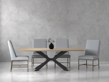 Parker House - Crossings - Monaco Dining 86 In. Rectangular Dining Table With 4 Upholstered Chairs - DMON-5PC-86REC-DDIA-ELLN view 11