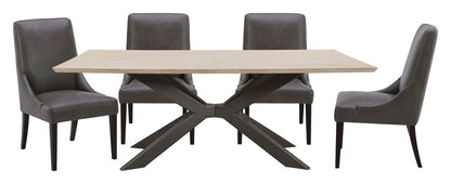 Parker House - Crossings - Monaco Dining 86 In. Rectangular Dining Table With 4 Upholstered Chairs - DMON-5PC-86REC-DSIE-CPSL view 1