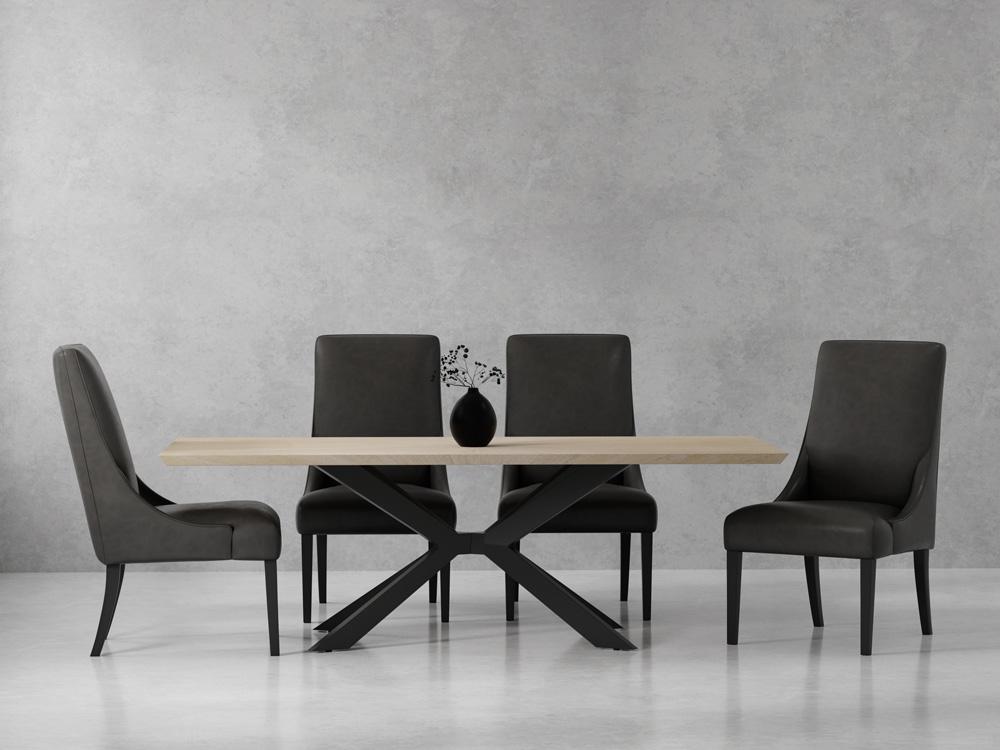 Parker House - Crossings - Monaco Dining 86 In. Rectangular Dining Table With 4 Upholstered Chairs - DMON-5PC-86REC-DSIE-CPSL view 10