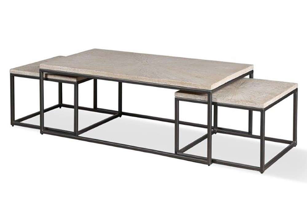 Parker House - Crossings Monaco Rectangular Nesting Cocktail Table - MON01_CLOSEOUT veiw 1