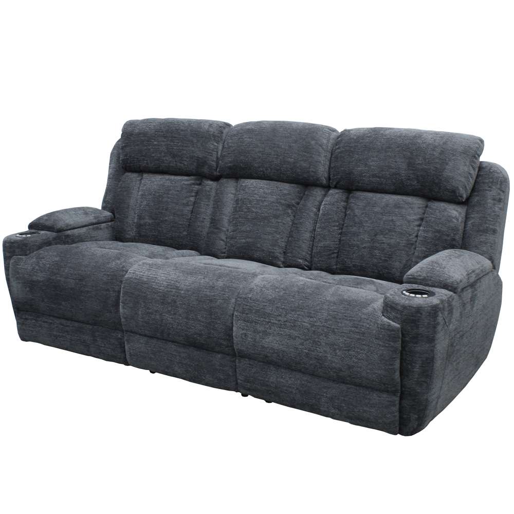 Parker House - Dalton - Lucky Charcoal Power Drop Down Console Sofa - MDAL#834PH-LCH view 1