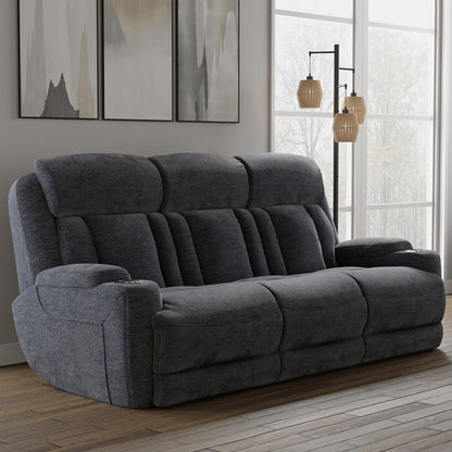 Parker House - Dalton - Lucky Charcoal Power Drop Down Console Sofa - MDAL#834PH-LCH view 3