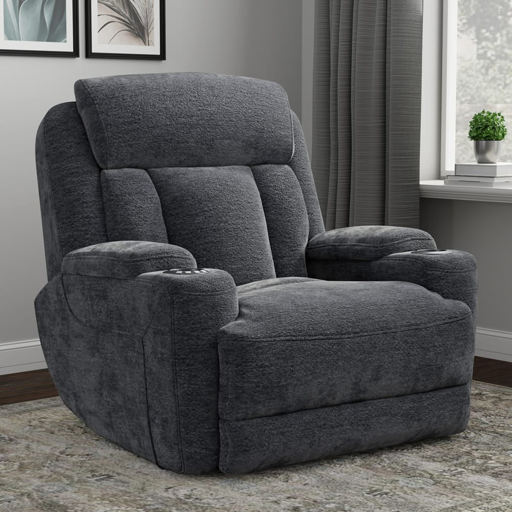 Parker House - Dalton - Lucky Charcoal Power Recliner - MDAL#812PH-LCH view 4