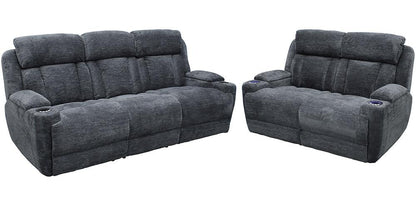 Parker House - Dalton - Lucky Charcoal Power Reclining Sofa and Loveseat - MDAL-42PH-LCH view 1
