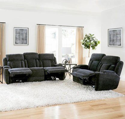 Parker House - Dalton - Lucky Charcoal Power Reclining Sofa and Loveseat - MDAL-42PH-LCH view 3