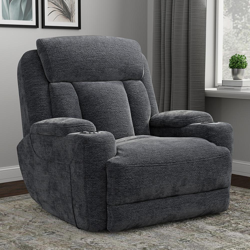 Parker House - Dalton - Lucky Charcoal Power Reclining Sofa and Recliner - MDAL-41PH-LCH view 3
