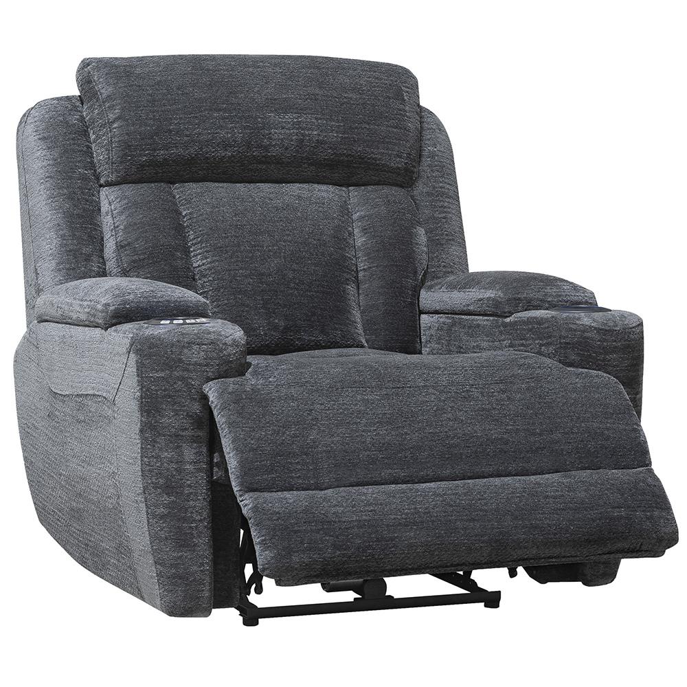 Parker House - Dalton - Lucky Charcoal Power Reclining Sofa and Two Recliners - MDAL-411PH-LCH view 7