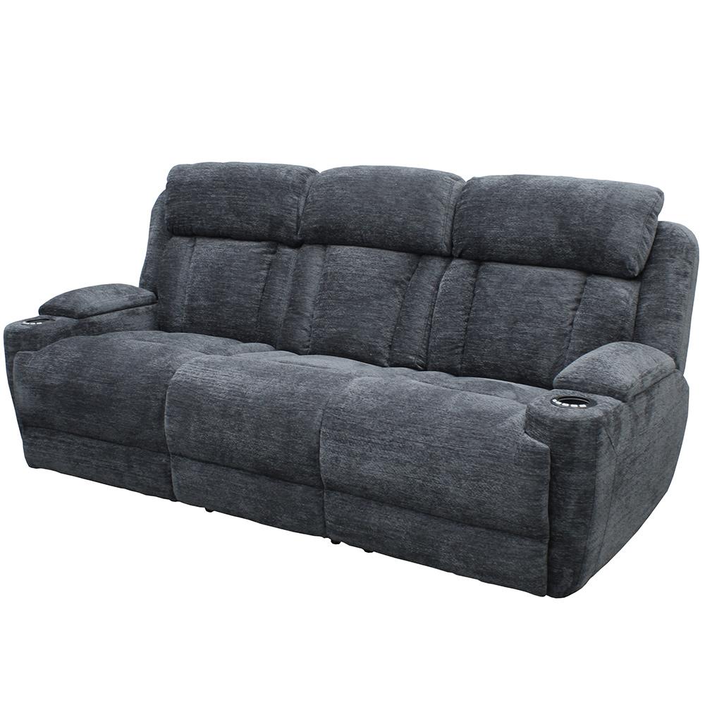 Parker House - Dalton - Lucky Charcoal Power Reclining Sofa, Loveseat and Recliner - MDAL-421PH-LCH view 6