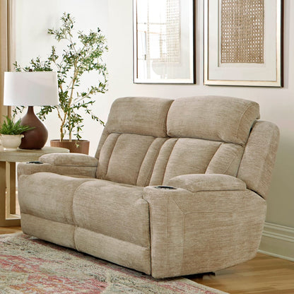 Parker House - Dalton - Lucky Fawn Power Loveseat - MDAL#822PH-LFA view 4