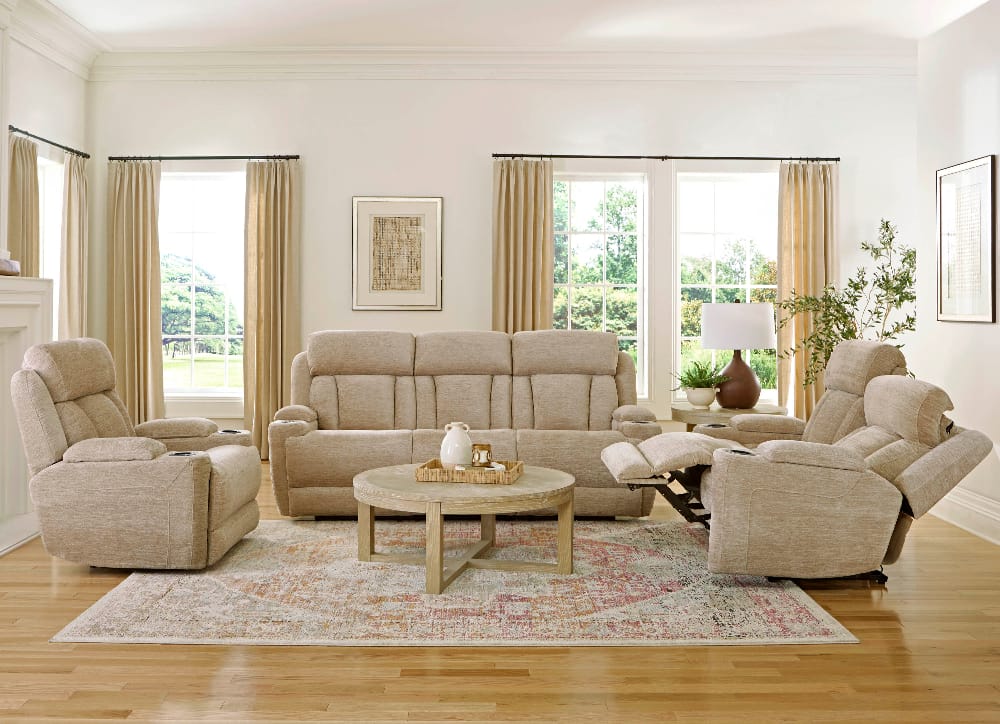 Parker House - Dalton - Lucky Fawn Power Loveseat - MDAL#822PH-LFA view 6