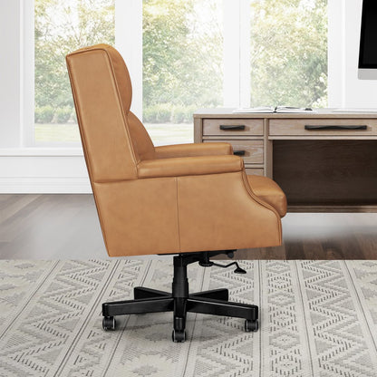 Parker House - Dc132 - Renaissance Cayanne Leather Desk Chair - Renaissance Cayanne - DC-132-RECY view 4