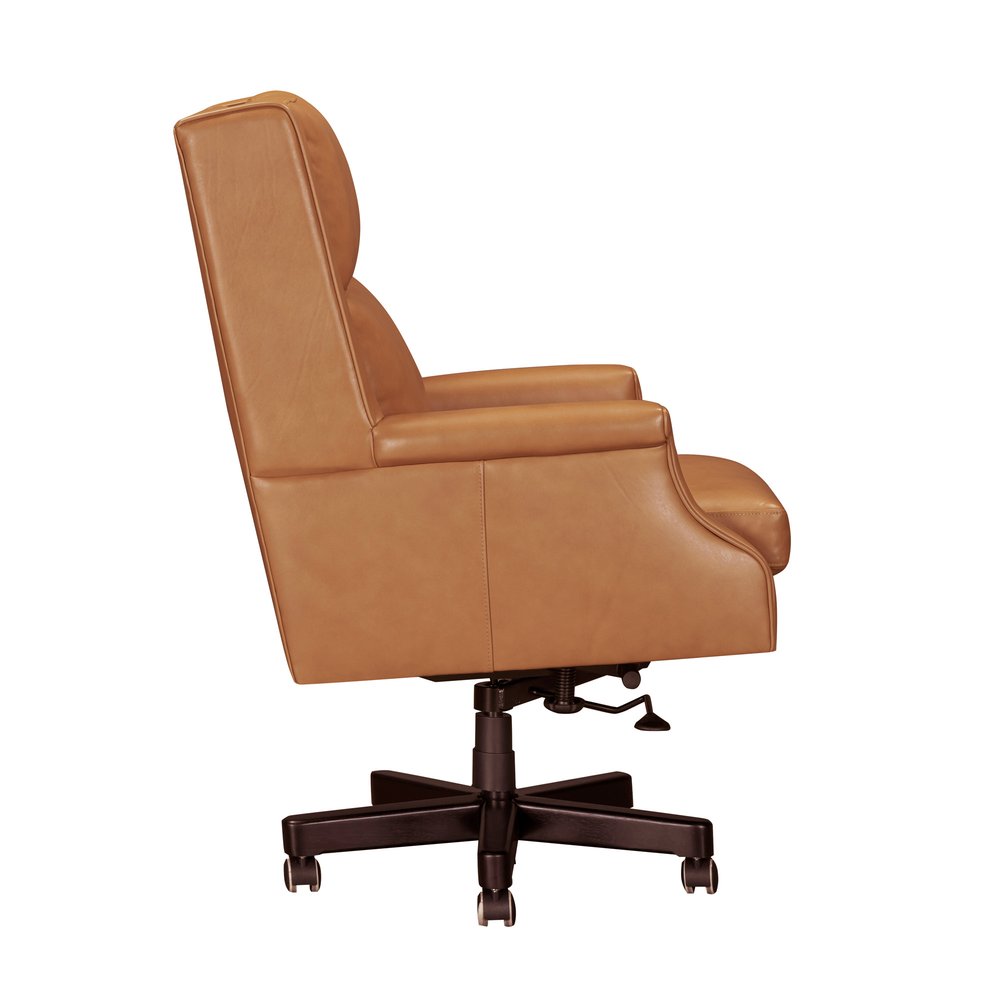 Parker House - Dc132 - Renaissance Cayanne Leather Desk Chair - Renaissance Cayanne - DC-132-RECY view 10