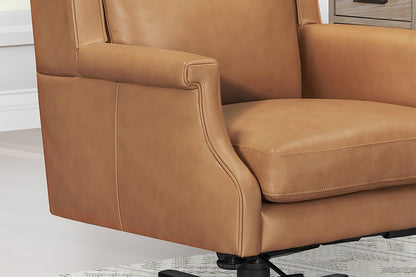 Parker House - Dc132 - Renaissance Cayanne Leather Desk Chair - Renaissance Cayanne - DC-132-RECY view 12