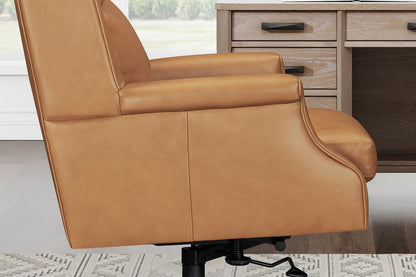 Parker House - Dc132 - Renaissance Cayanne Leather Desk Chair - Renaissance Cayanne - DC-132-RECY view 13