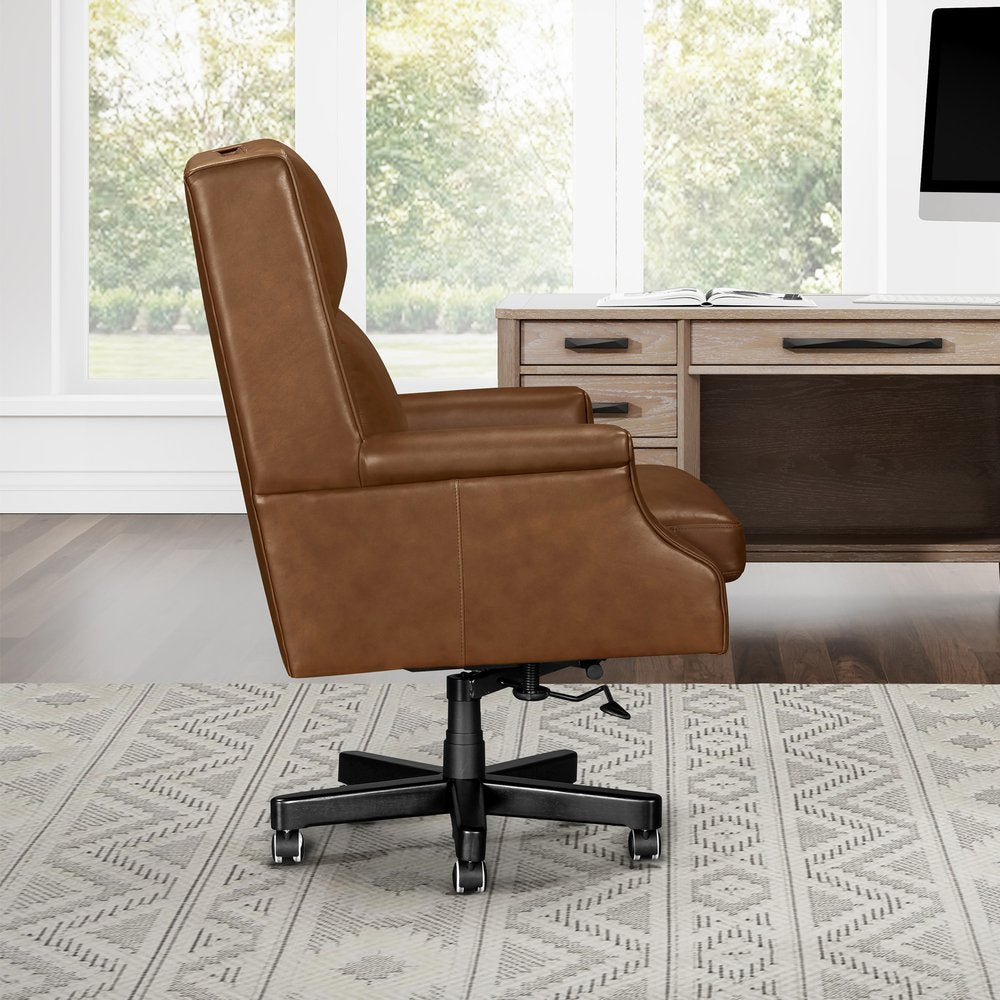 Parker House - Dc132 - Renaissance Chestnut Leather Desk Chair - Renaissance Chestnut - DC-132-RECH view 4