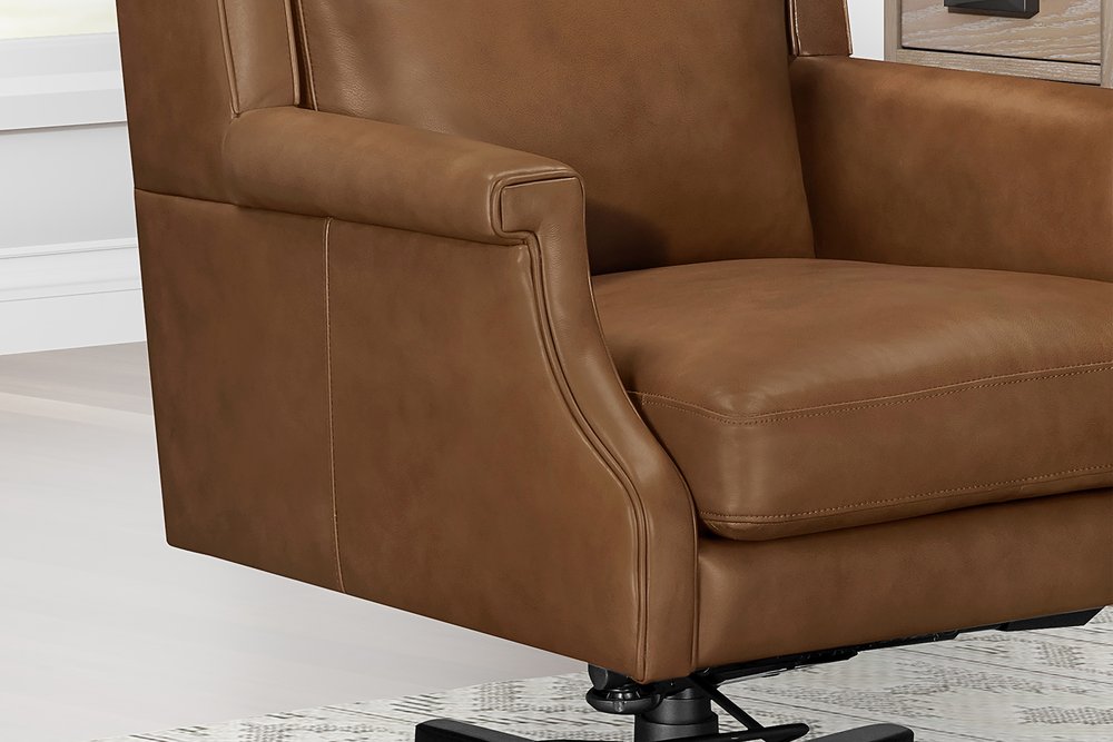 Parker House - Dc132 - Renaissance Chestnut Leather Desk Chair - Renaissance Chestnut - DC-132-RECH view 12
