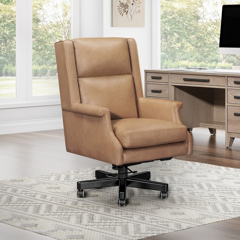 Parker House - Dc132 - Renaissance Clay Leather Desk Chair - Renaissance Clay - DC-132-RECL view 3