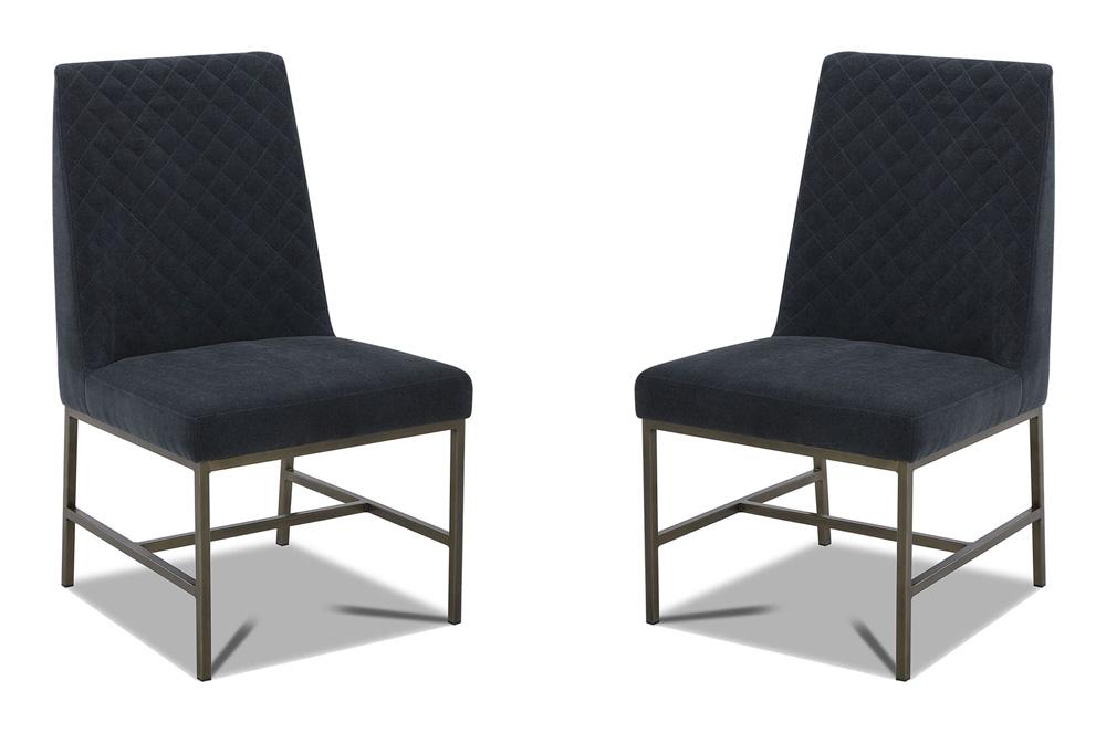 Parker House - Diamond - Elise Navy Dining Chair (Set of 2) - DDIA#DRC-2-ELNV view 1