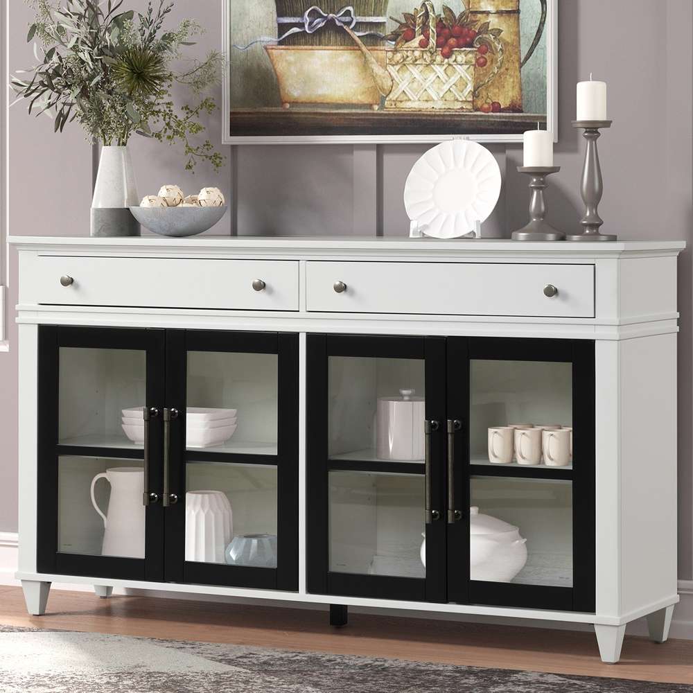 Parker House - Domino 68 in. Console with 4 doors & 2 drawers - DOM#68_CLOSEOUT veiw 2