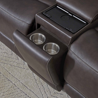 Parker House - Easton - Steamboat Brown 6 Piece Zero Gravity Power Reclining Sectional with Power Adjustable Headrests - Brown - MEAS-KIT-6A-P3Z-STBR view 9