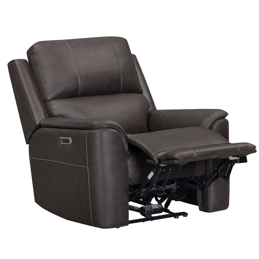Parker House - Easton - Steamboat Brown Zero Gravity Power Recliner P3 (Set of 2) - STEAMBOAT BROWN - MEAS-KIT-812P3Z-2-STBR view 10