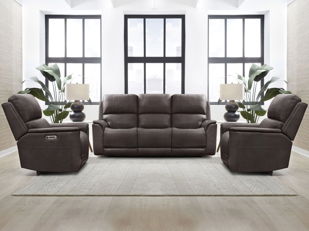 Parker House - Easton - Steamboat Brown Zero Gravity Power Reclining Sofa and 2 Recliners - Steamboat Brown - MEAS-311P3Z-STBR view 3