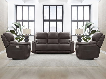 Parker House - Easton - Steamboat Brown Zero Gravity Power Reclining Sofa and 2 Recliners - Steamboat Brown - MEAS-311P3Z-STBR view 3