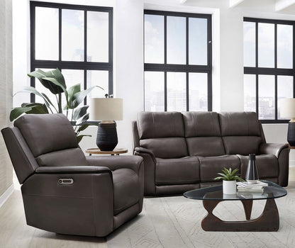 Parker House - Easton - Steamboat Brown Zero Gravity Power Reclining Sofa and Recliner - Steamboat Brown - MEAS-31P3Z-STBR view 2