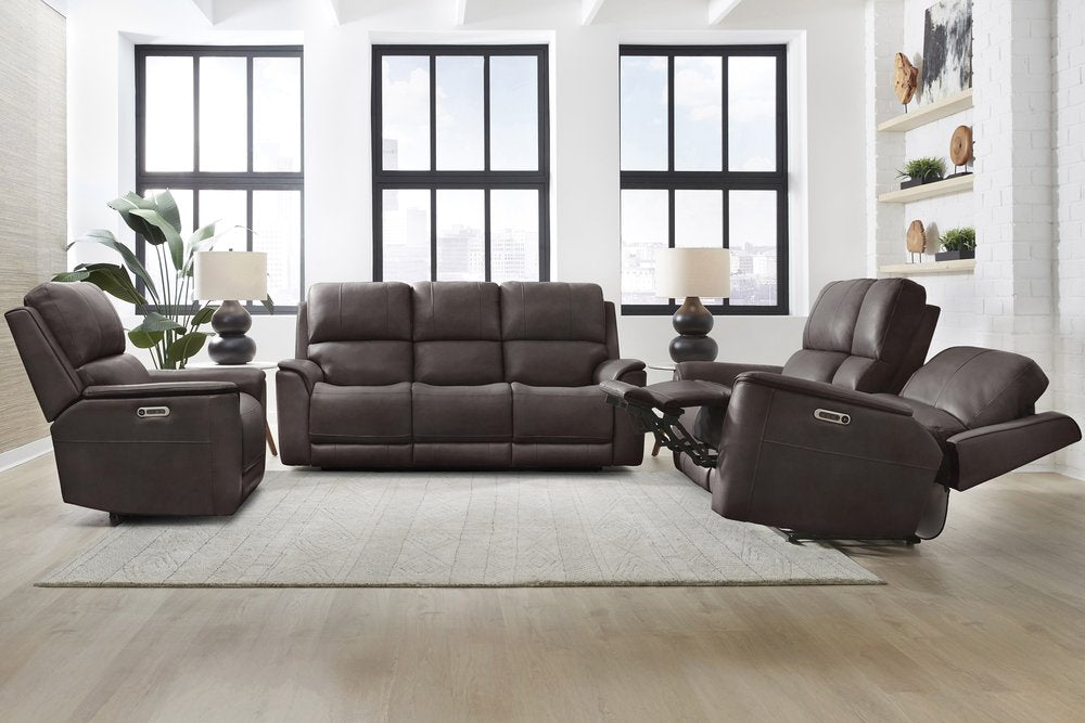 Parker House - Easton - Steamboat Brown Zero Gravity Power Reclining Tilt Console Loveseat P3 - Brown - MEAS-822CP3ZT-STBR view 5