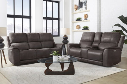 Parker House - Easton - Steamboat Brown Zero Gravity Power Reclining Tilt Console Loveseat P3 - Brown - MEAS-822CP3ZT-STBR view 6