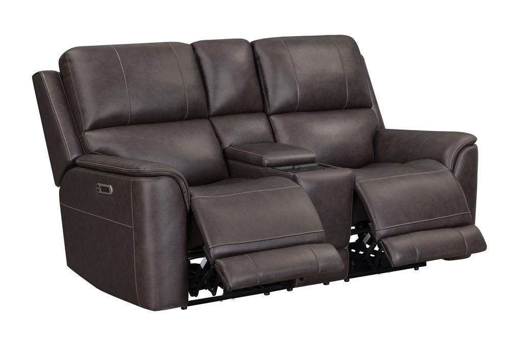 Parker House - Easton - Steamboat Brown Zero Gravity Power Reclining Tilt Console Loveseat P3 - Brown - MEAS-822CP3ZT-STBR view 8