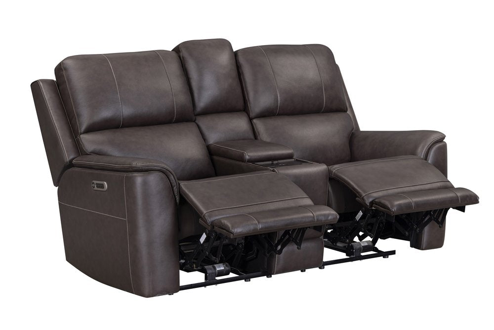 Parker House - Easton - Steamboat Brown Zero Gravity Power Reclining Tilt Console Loveseat P3 - Brown - MEAS-822CP3ZT-STBR view 9