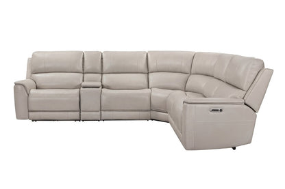 Parker House - Easton - Steamboat Quartz 6 Piece Zero Gravity Power Reclining Sectional with Power Adjustable Headrests - Beige - MEAS-KIT-6A-P3Z-STQZ view 9