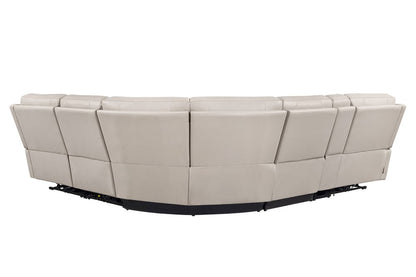 Parker House - Easton - Steamboat Quartz 6 Piece Zero Gravity Power Reclining Sectional with Power Adjustable Headrests - Beige - MEAS-KIT-6A-P3Z-STQZ view 10