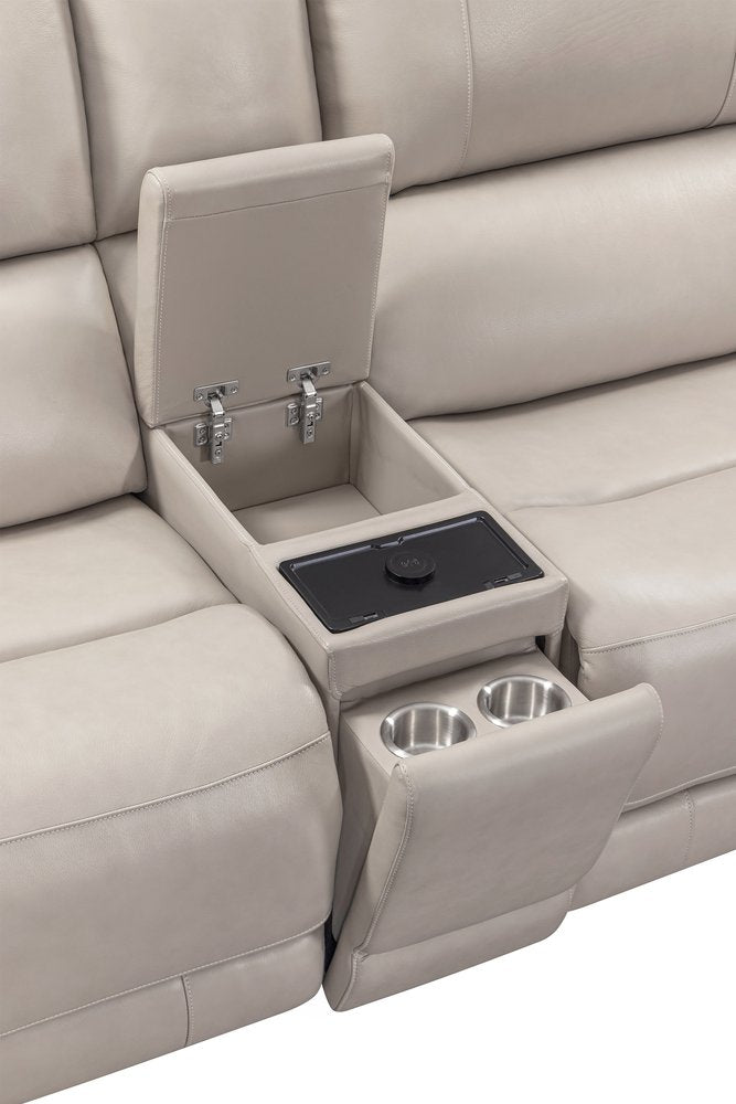 Parker House - Easton - Steamboat Quartz 6 Piece Zero Gravity Power Reclining Sectional with Power Adjustable Headrests - Beige - MEAS-KIT-6A-P3Z-STQZ view 12
