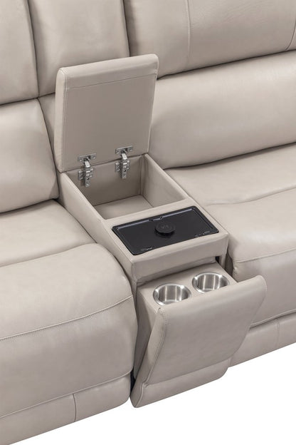 Parker House - Easton - Steamboat Quartz 6 Piece Zero Gravity Power Reclining Sectional with Power Adjustable Headrests - Beige - MEAS-KIT-6A-P3Z-STQZ view 12
