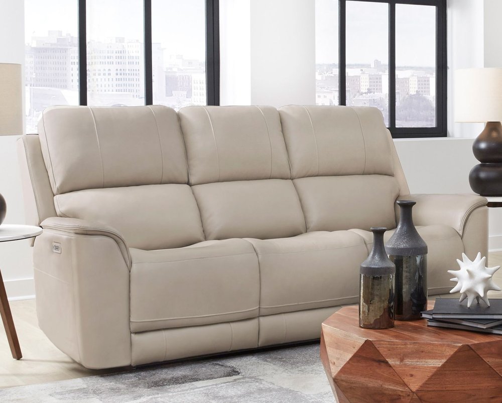 Parker House - Easton - Steamboat Quartz Zero Gravity Power Reclining Sofa P3 - Beige - MEAS-832P3Z-STQZ view 1