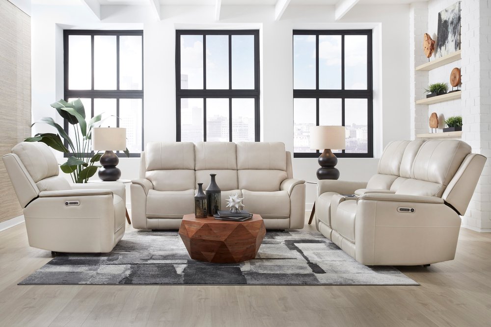 Parker House - Easton - Steamboat Quartz Zero Gravity Power Reclining Tilt Console Loveseat P3 - Beige - MEAS-822CP3ZT-STQZ view 4