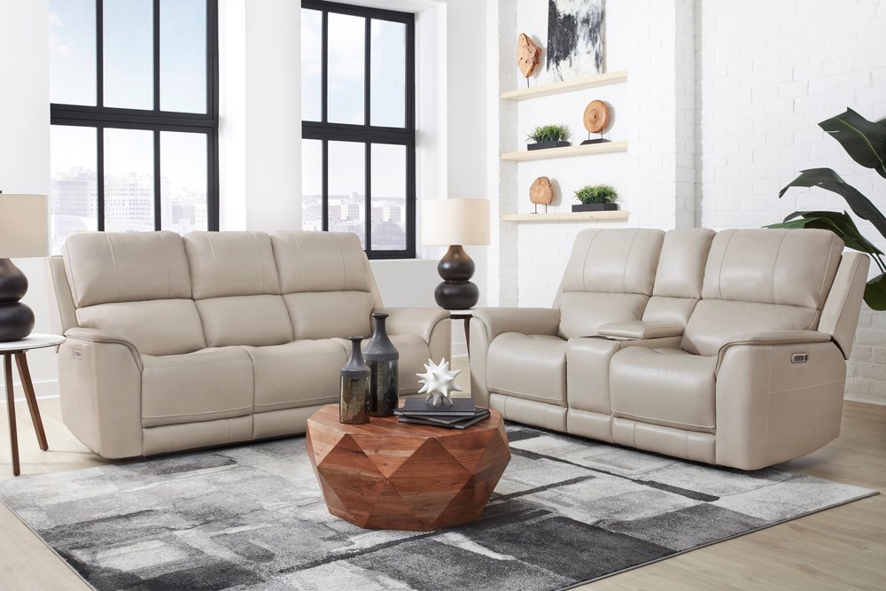 Parker House - Easton - Steamboat Quartz Zero Gravity Power Reclining Tilt Console Loveseat P3 - Beige - MEAS-822CP3ZT-STQZ view 6