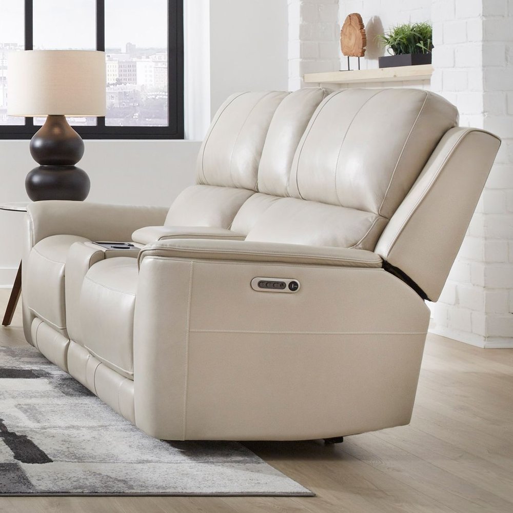 Parker House - Easton - Steamboat Quartz Zero Gravity Power Reclining Tilt Console Loveseat P3 - Beige - MEAS-822CP3ZT-STQZ view 7