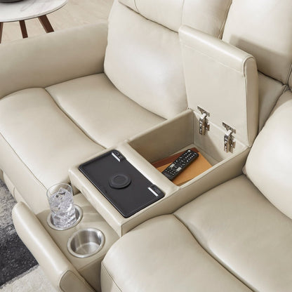 Parker House - Easton - Steamboat Quartz Zero Gravity Power Reclining Tilt Console Loveseat P3 - Beige - MEAS-822CP3ZT-STQZ view 11