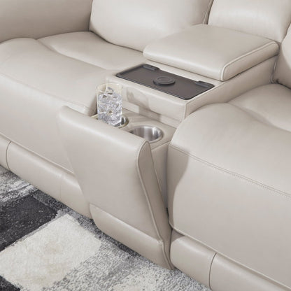 Parker House - Easton - Steamboat Quartz Zero Gravity Power Reclining Tilt Console Loveseat P3 - Beige - MEAS-822CP3ZT-STQZ view 12