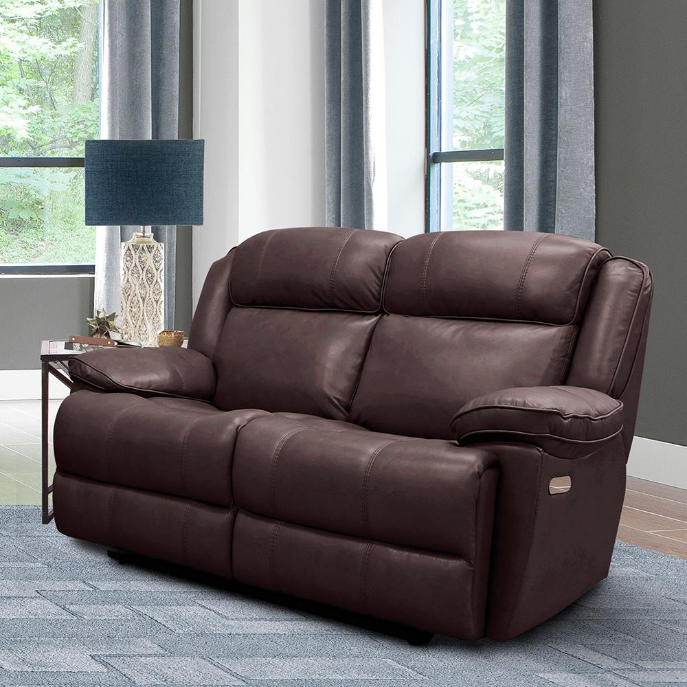 Parker House - Eclipse - Florence Brown Power Reclining Sofa and Loveseat - MECL-32PH-FBR view 5